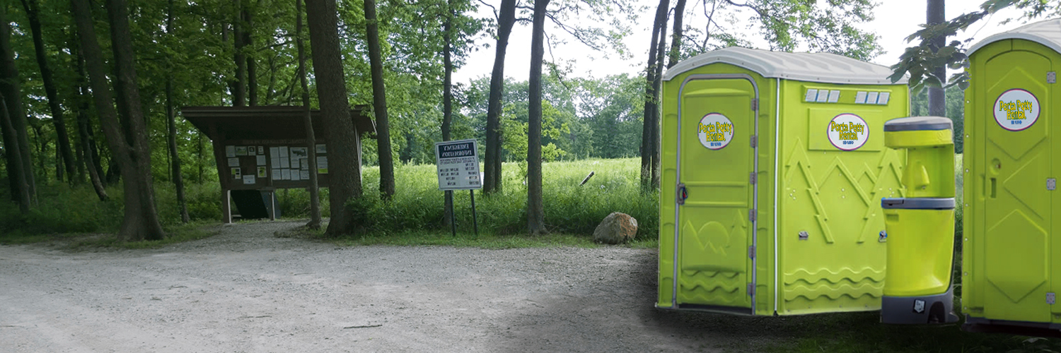 portable toilets and showers